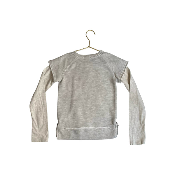 Appaman Light Gray Pocket Sweatshirt - Size 7