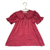Doen Pink Embroidered Dot Dress - Size 4