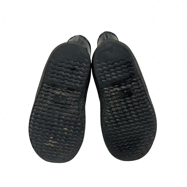 Hunter Black Glitter Rain Boots - Size US 7G/6B (UK 5 EU 22)