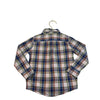 Janie and Jack Ivory, Blue, Green, Orange Plaid Button Down Shirt - Size 2T