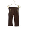Janie and Jack Brown Faux Suede Leggings - Size 12-18 Mo