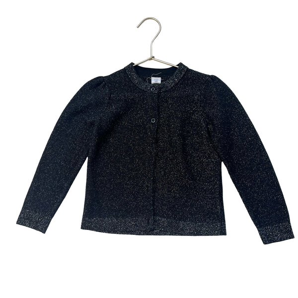 Baby Gap Black & Silver Metallic Cardigan Sweater - Size 5
