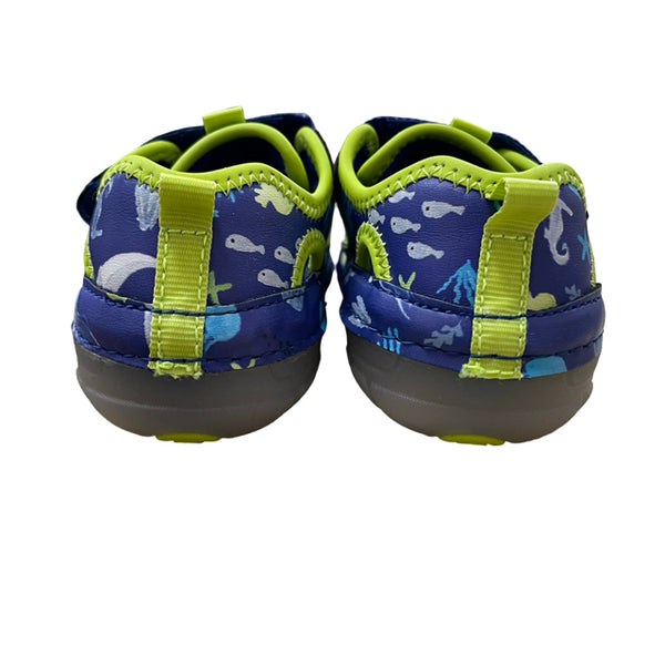 Stride Rite 'Blue Multi Splash' Shoes New in Box - Size 6M