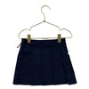 Crewcuts Navy Pleated Wool-Blend Skirt - Size 3