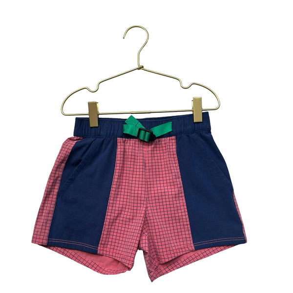 Hanna Andersson Salmon & Navy Shorts - Size 6-7