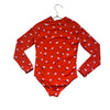 Hanna Andersson Cherry Red Dot Print Swim Suit - Size 6-7