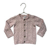 Janie and Jack Pink Cable-Knit Cardigan Sweater -  Size 12-18 Mo