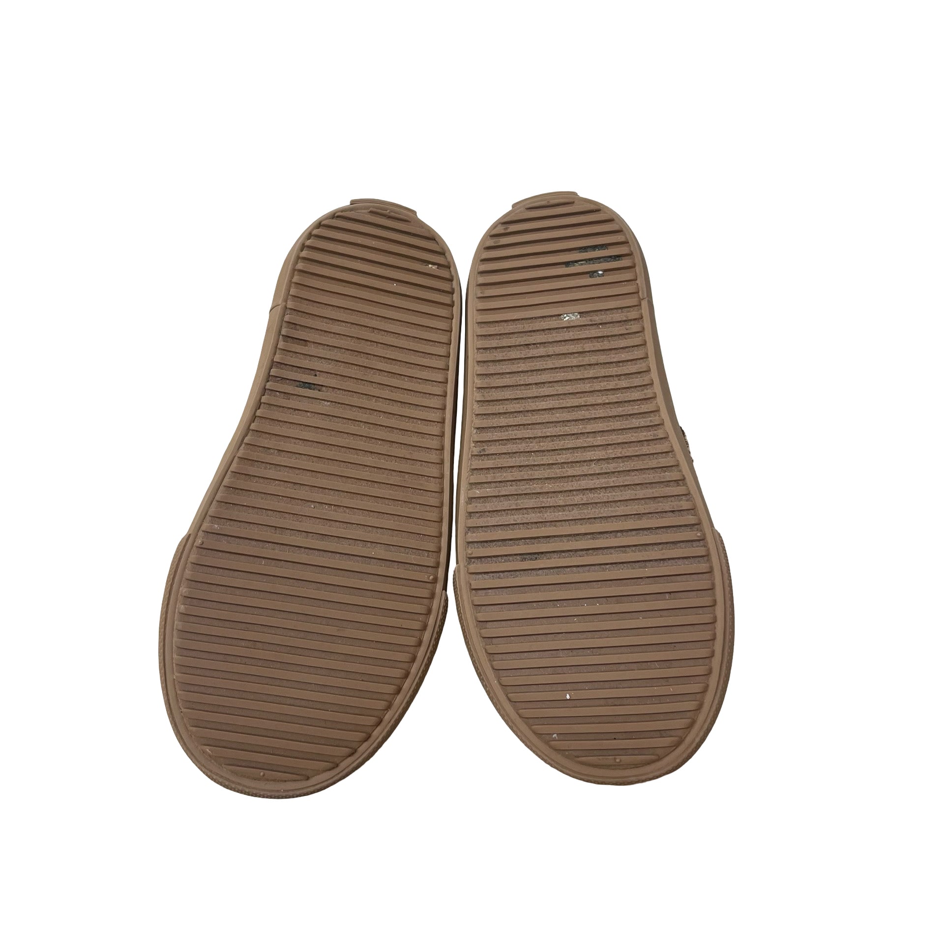 Old Navy Brown Faux Suede Rubber-Sole Loafer Shoes - Size 8
