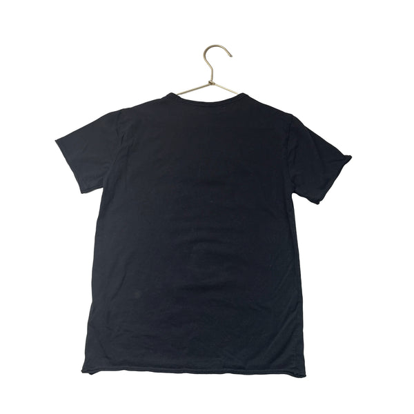 Zara Black, Ivory & Green 'Santa's Deer' Short Sleeve T-Shirt - Size 7