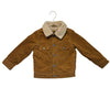 Baby Gap Sherpa-Lined Brown Corduroy Jacket - Size 3
