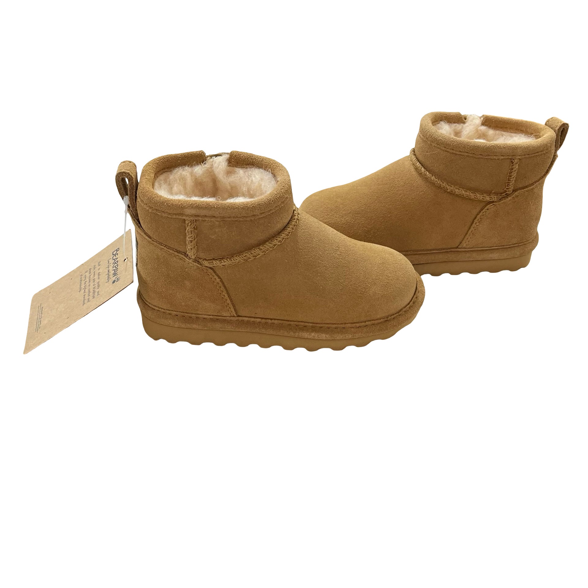 Bearpaw 'Iced Coffee Shorty Toddler' Shearling Boots New in Box - Size 9