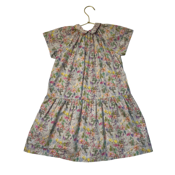 Maike Tan Floral Dress - Size 6Y