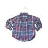 Ralph Lauren Colorful Plaid Brushed Cotton Button Down Shirt - Size 18 Mo