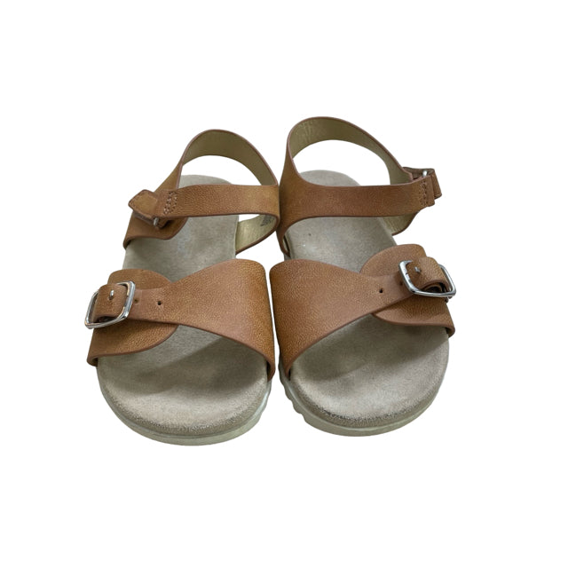 Cat & Jack Tan Faux Leather Sandals - Size 8