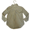 Polo Ralph Lauren Yellow, Navy, White Plaid Button Down Shirt - Size 3