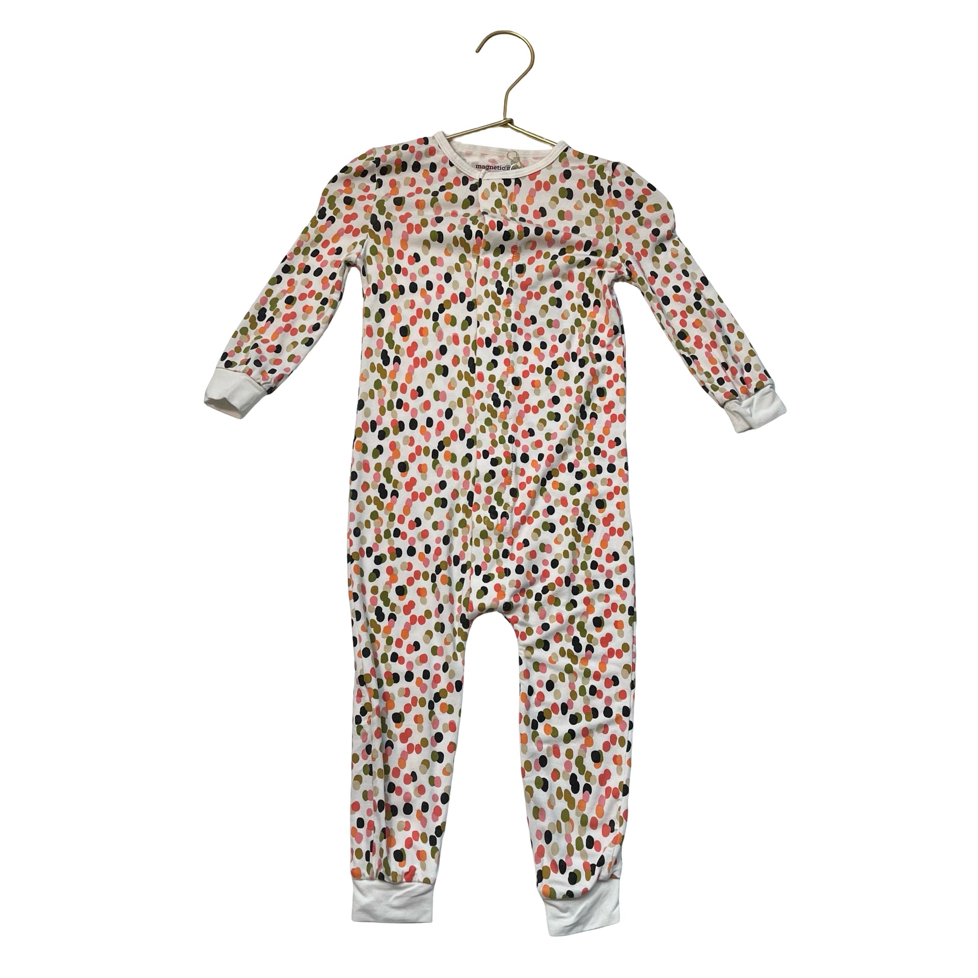 Magnetic Me Dot Print One-Piece PJs - Size 18-24 Mo