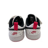 Nike Court Borough Low White & Black Glitter Sneakers - Size 4C