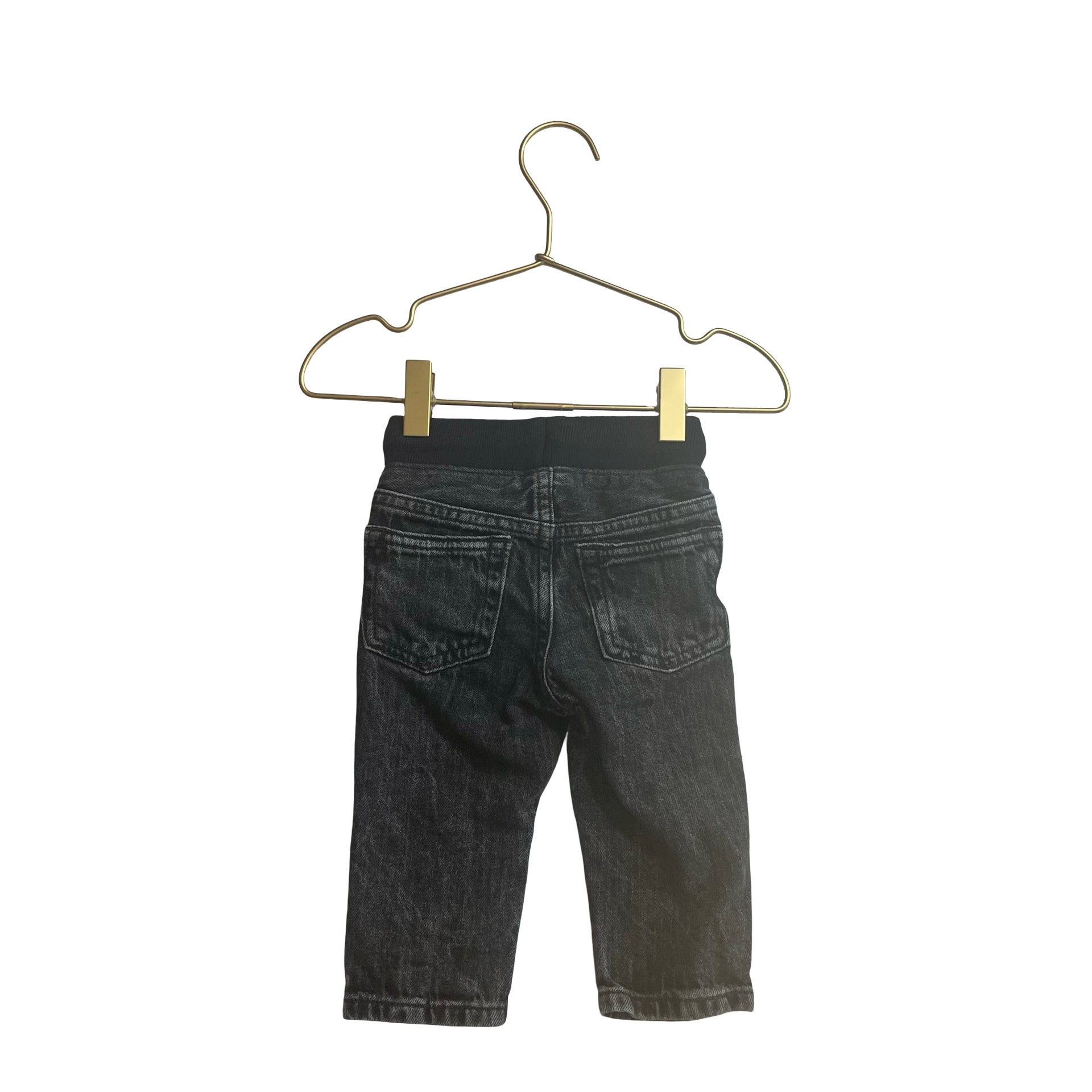 Baby Gap Gray 'Slim' Pull On Jeans - Size 6-12 Months