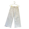 Zara Ivory Denim Raw Hem Jeans - Size 6