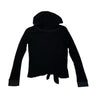 T2 Love Black Waffle Hooded Top - Size 12