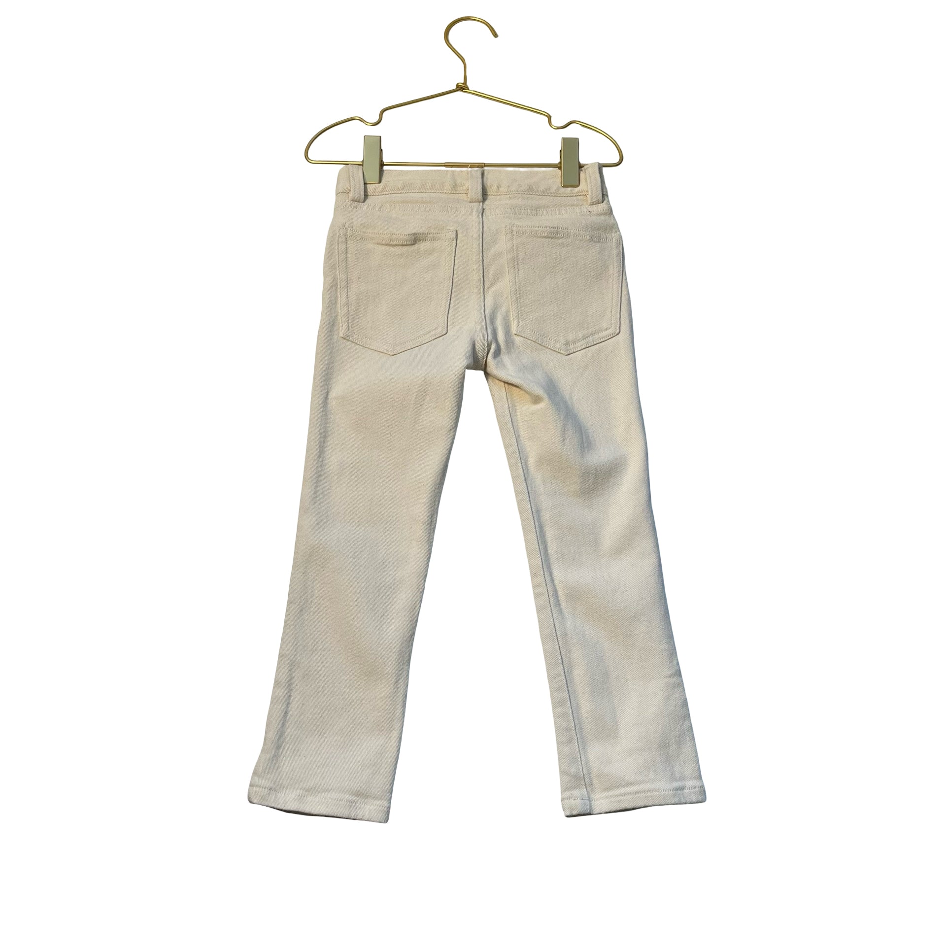 Janie and Jack JACK Denim Slim Tan Denim Jeans - Size 4