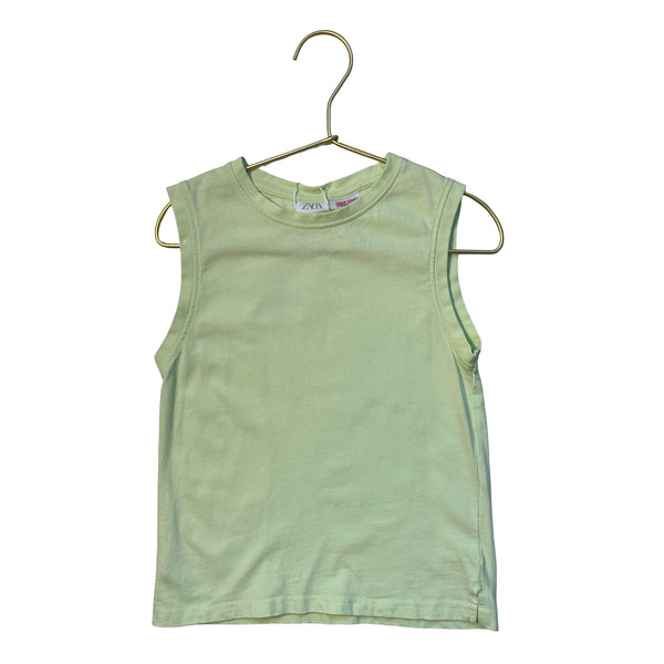 Zara Lime Green Tank Top - Size 3