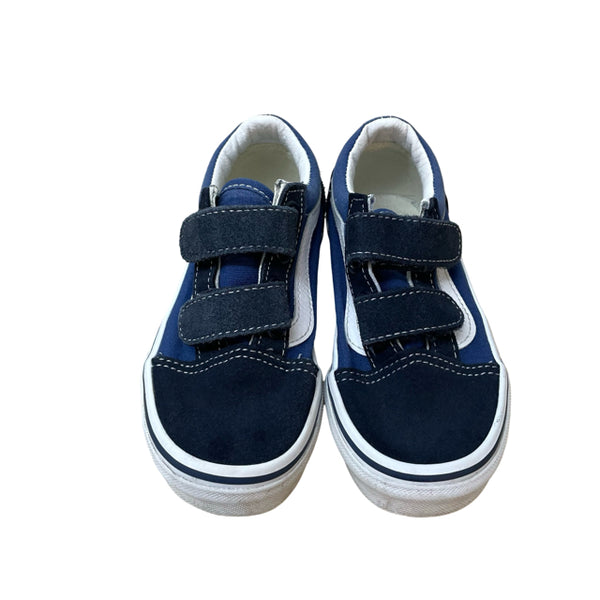 Vans Blue Velcro Sneakers - Size 11.5