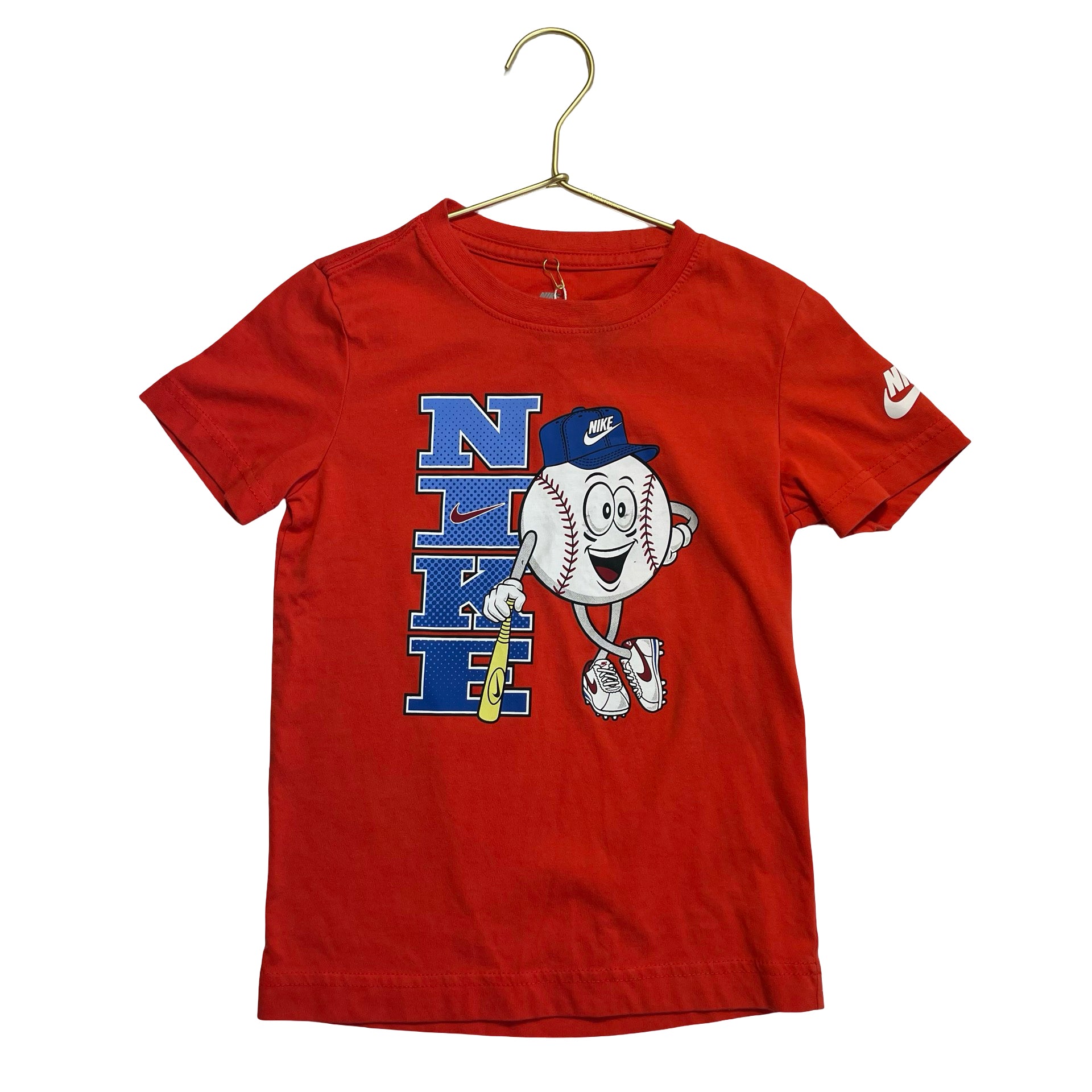 Nike Red Baseball Graphic T-Shirt - Size 5