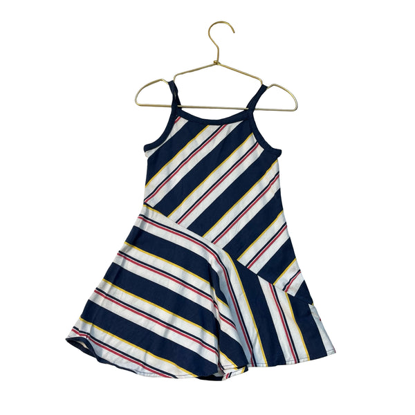 Polo Ralph Lauren Navy, Ivory, Red, Yellow Striped Dress - Size 3