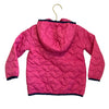 Andy & Evan Pink Star Quilted Hooded Lightweight Jacket - Size 4T