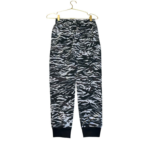 Under Armour Gray, Black, Brown Camouflage Performance Joggers - Size YMD 10-12