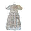 Ivy City Beige & White Lace Overlay Dress - Size 8T