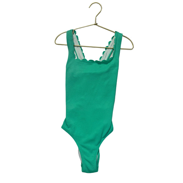 Old Navy Green Swim Suit - Size S 6-7