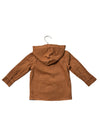 Cat & Jack Burt Orange Denim Hooded Jacket - Size 2T