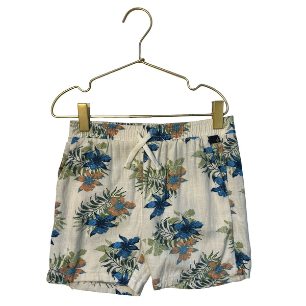 Volcom Ivory Tropical Print Shorts - Size 6