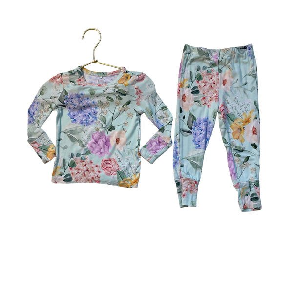 Posh Peanut Floral PJ Set - Size 12-18 Mo
