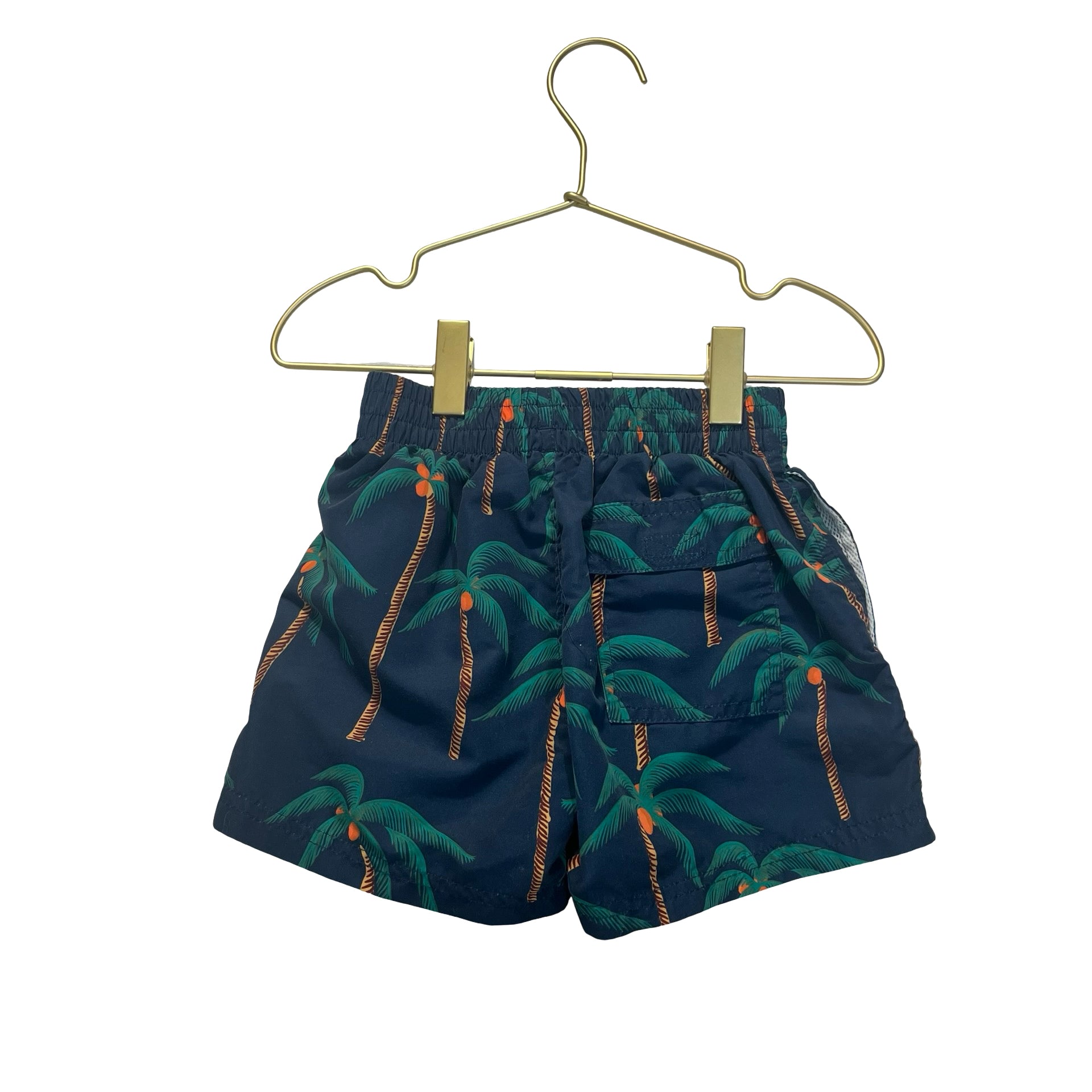 Blue Rooster Navy Palm Tree Swim Suit - Size 2Y