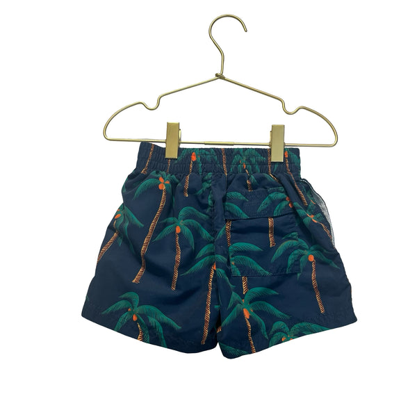 Blue Rooster Navy Palm Tree Swim Suit - Size 2Y