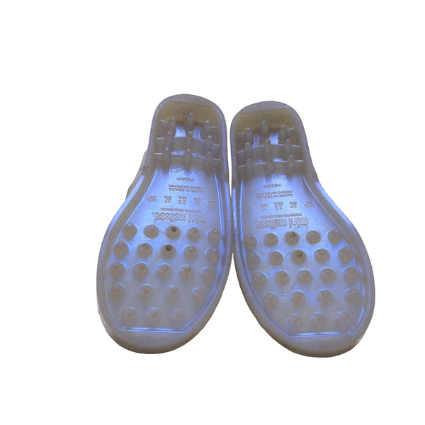 Mini Melissa Iridescent Lavender Jelly Sandals - Size 10