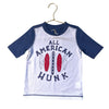 Children's Place 'All American Hunk' Surfboard Graphic Rash Guard - Size 4T