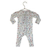 Magnetic Me Ivory Sports Animal Print One-Piece PJs - Size Newborn