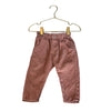 Zara Peach & Black Dot Corduroy Pants - Size 6-9 Mo