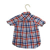 Jacadi Red, White, Blue Check Button Down - Size 2A