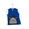 Gymboree Blue Shark Graphic Tank - Size 12-18 Mo