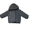 Zara Faux-Fur Lined Dark Gray Hooded Winter Jacket - Size 3
