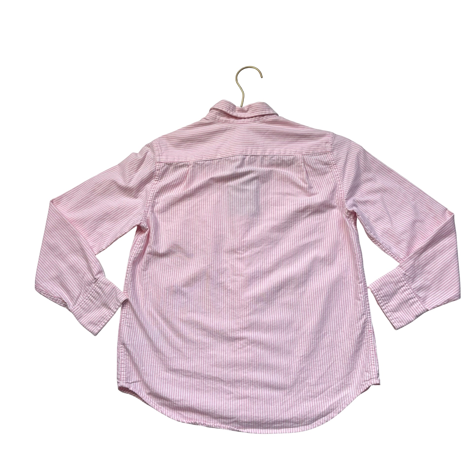 Crewcuts Pink Striped Oxford Cloth Button Down Shirt - Size 10