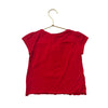 Mayoral Red, White, Black Crochet Flower T-Shirt - Size 5