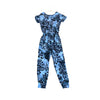 Pixie Lane Gray Tie-Dye Leopard Print Jumpsuit - Size 7