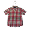 Janie and Jack Pink, Ivory, Green, Purple Plaid Button Down Shirt - Size 3