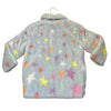 Stella McCartney Kids Light Blue Star Faux Fur Jacket - Size 6